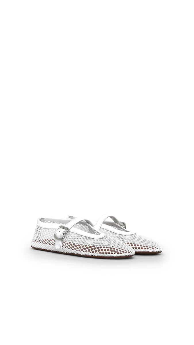 Alaïa Ballet Flats In Fishnet | Thumbnail 2 Alaïa Ballet Flats In Fishnet | Thumbnail 2