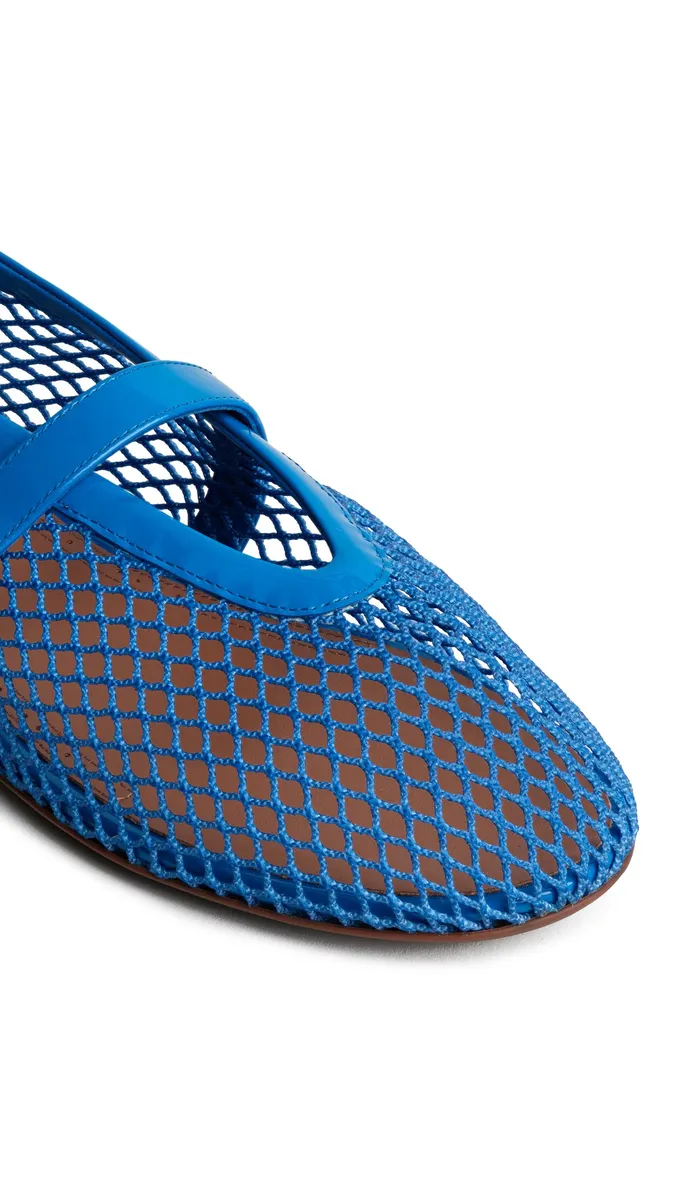 Alaïa Ballet Flats In Fishnet | Thumbnail 3 Alaïa Ballet Flats In Fishnet | Thumbnail 3