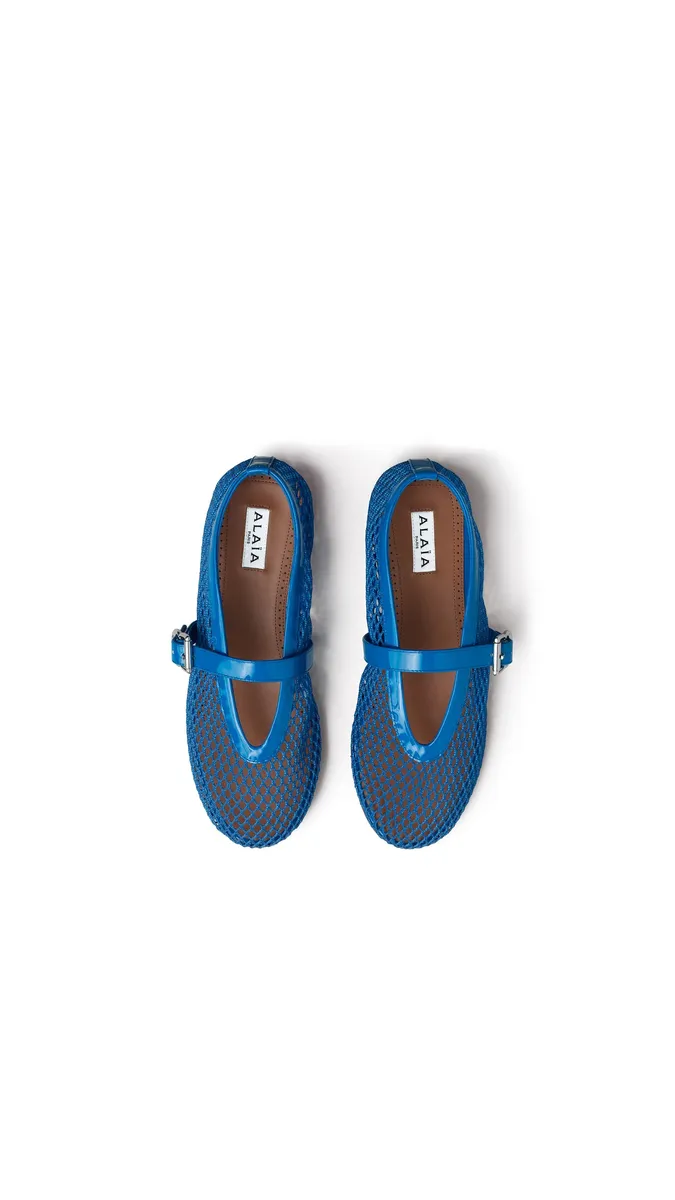 Alaïa Ballet Flats In Fishnet | Thumbnail 4 Alaïa Ballet Flats In Fishnet | Thumbnail 4