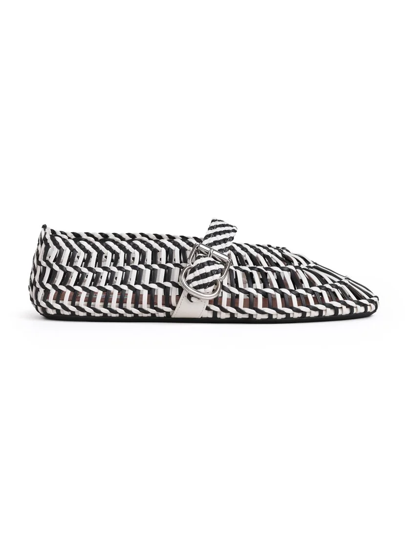 Alaïa Ballet Flats In Weaved Lambskin