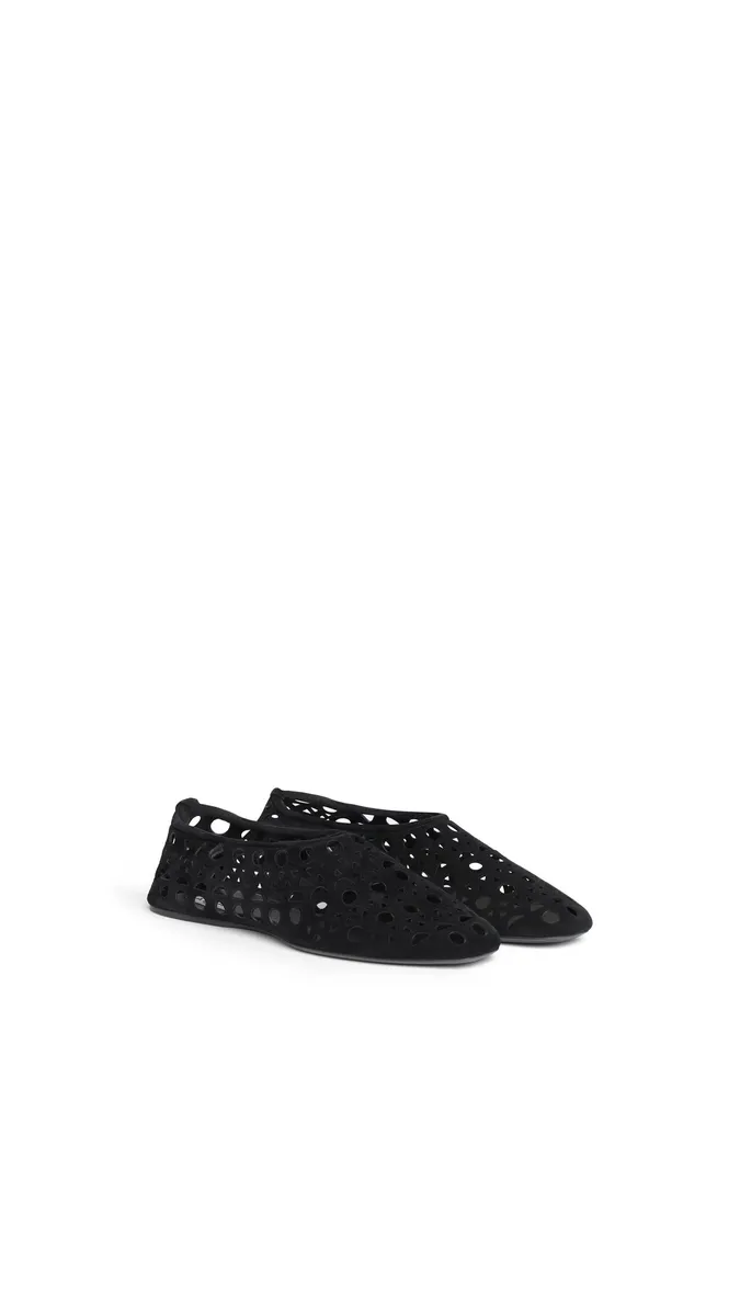 Alaïa Slippers Vienne In Velvet Calfskin | Thumbnail 2 Alaïa Slippers Vienne In Velvet Calfskin | Thumbnail 2