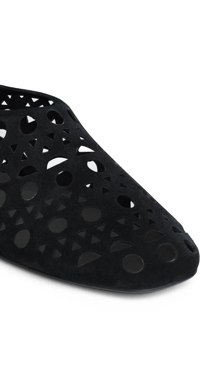 Alaïa Slippers Vienne In Velvet Calfskin | Thumbnail 3 Alaïa Slippers Vienne In Velvet Calfskin | Thumbnail 3
