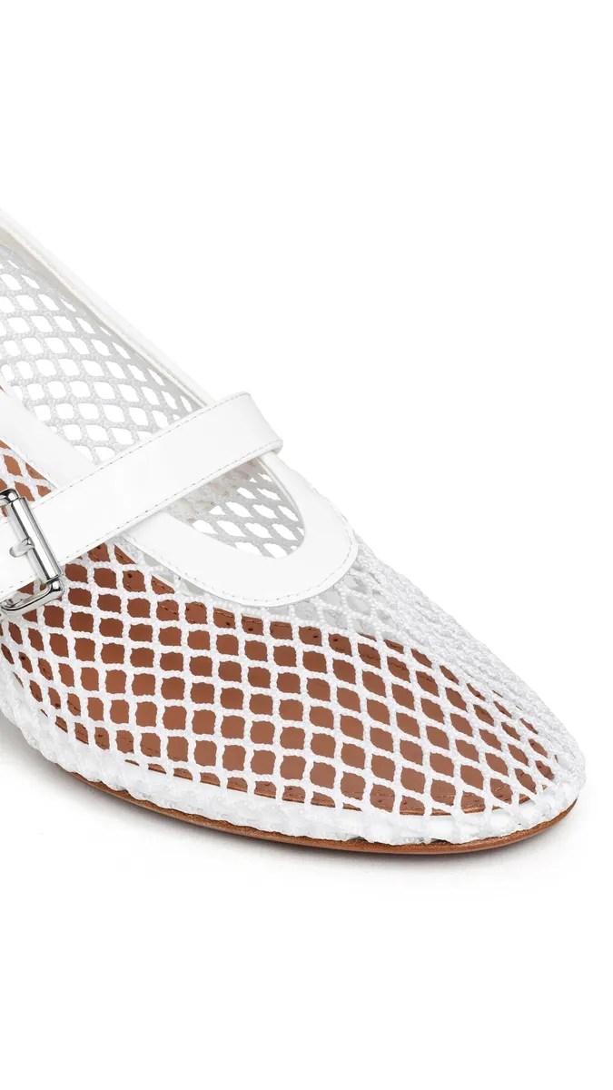 Alaïa Mary Janes 55 In Fishnet | Thumbnail 4
