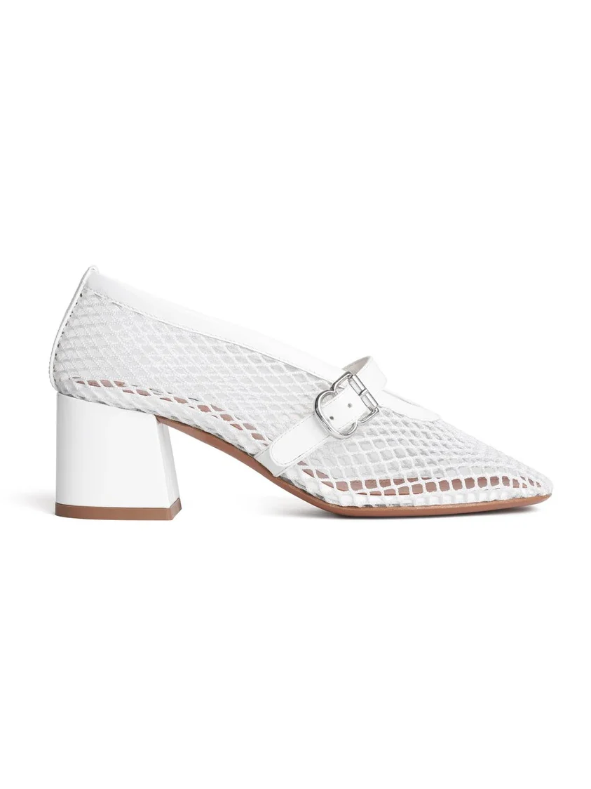 Alaïa Mary Janes 55 In Fishnet