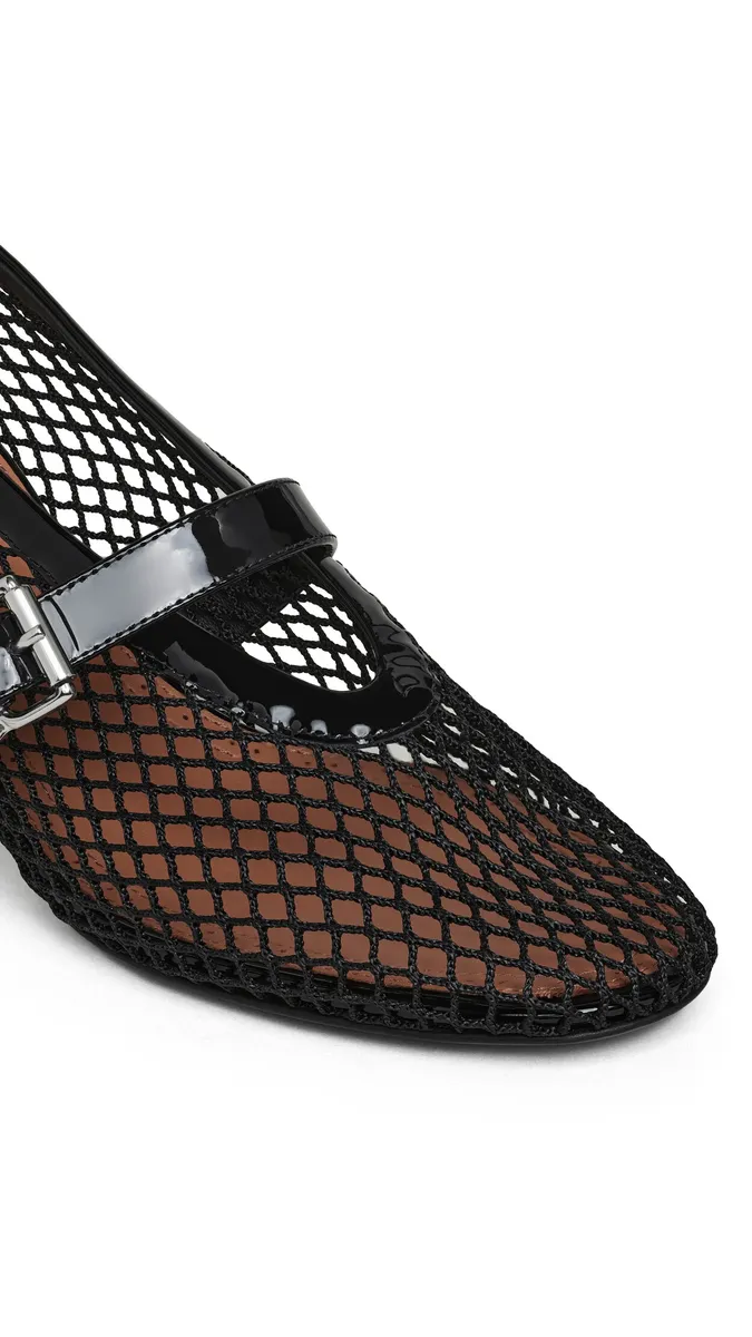 Alaïa Mary Janes 55 In Fishnet | Thumbnail 4 Alaïa Mary Janes 55 In Fishnet | Thumbnail 4
