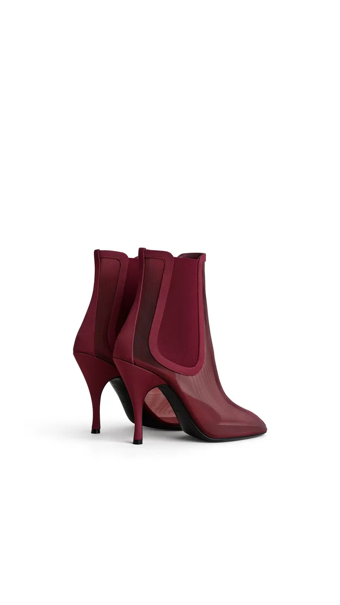 Alaïa Heeled Chelsea Boots In Mesh | Thumbnail 3 Alaïa Heeled Chelsea Boots In Mesh | Thumbnail 3