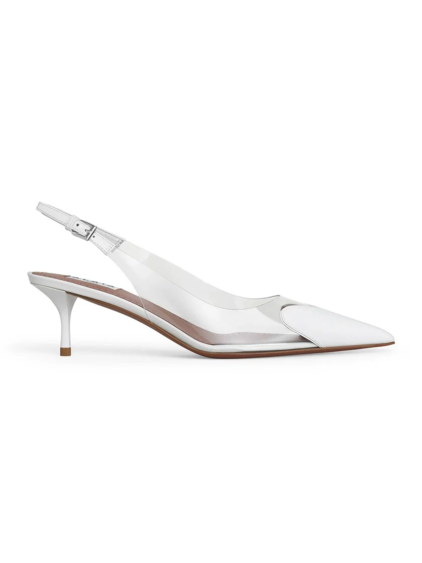Alaïa Le Coeur Slingbacks 55 In Patent Leather