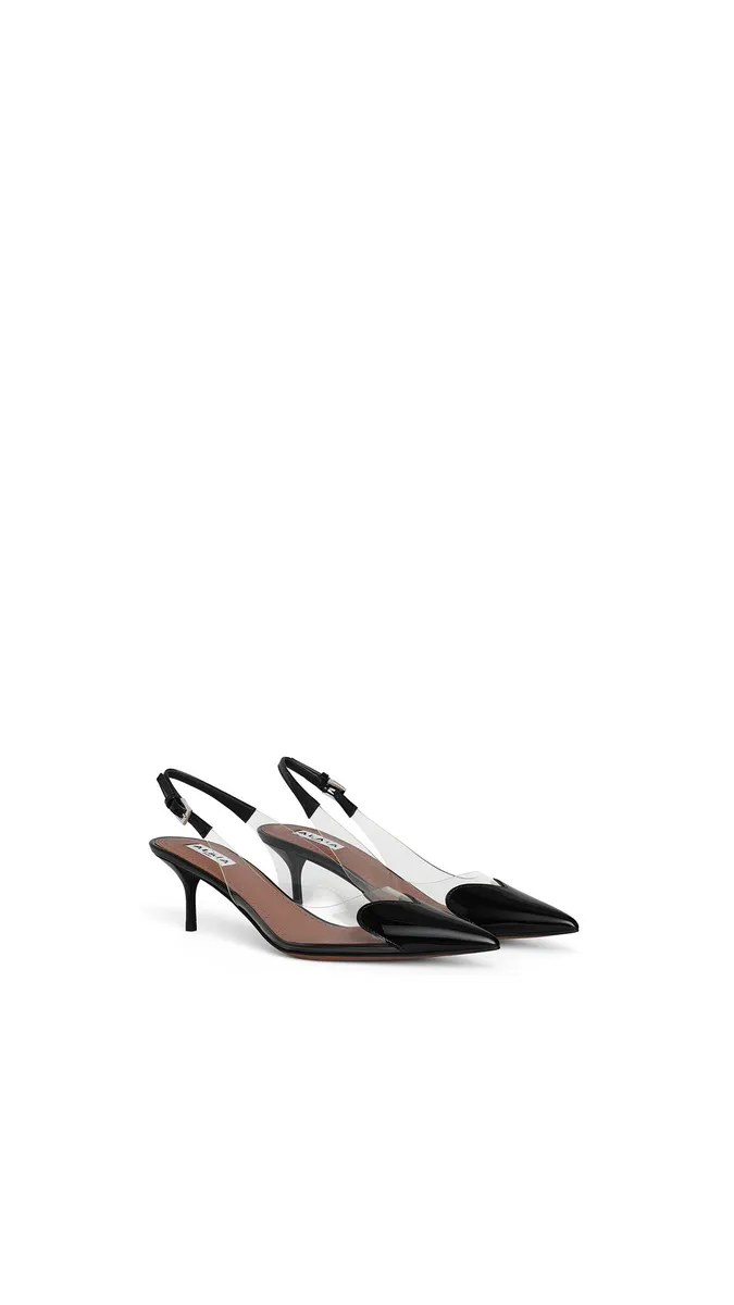 Alaïa Le Coeur Slingbacks 55 In Patent Leather | Thumbnail 2 Alaïa Le Coeur Slingbacks 55 In Patent Leather | Thumbnail 2