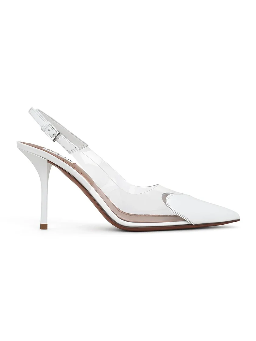 Alaïa Le Coeur Slingbacks 90 In Patent Leather