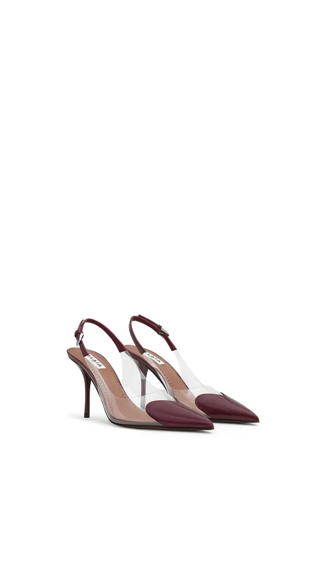 Alaïa Le Coeur Slingbacks 90 In Patent Leather | Thumbnail 2 Alaïa Le Coeur Slingbacks 90 In Patent Leather | Thumbnail 2
