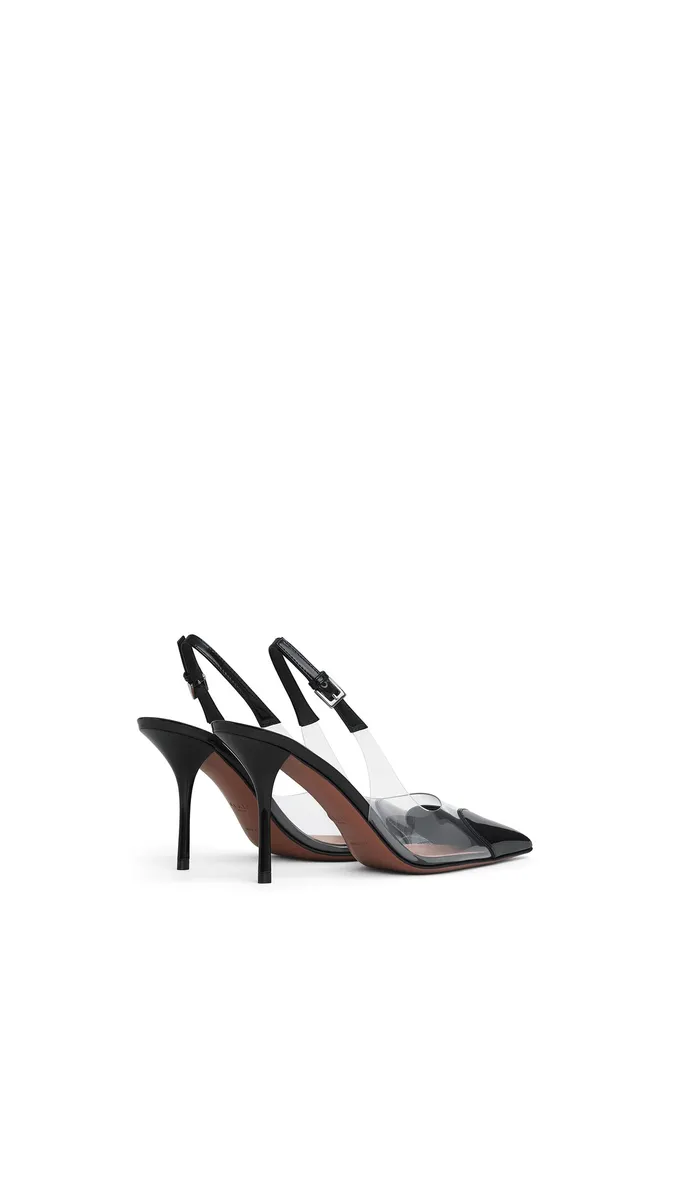 Alaïa Le Coeur Slingbacks 90 In Patent Leather | Thumbnail 3