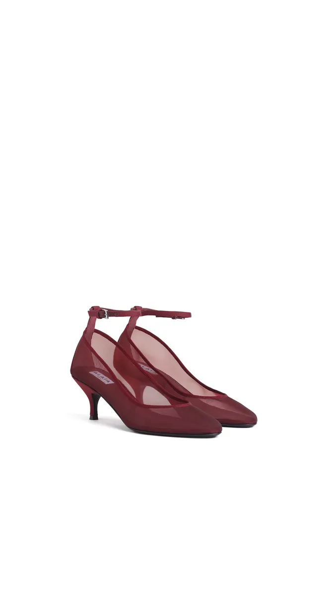 Alaïa Strappy Pumps In Mesh | Thumbnail 2 Alaïa Strappy Pumps In Mesh | Thumbnail 2