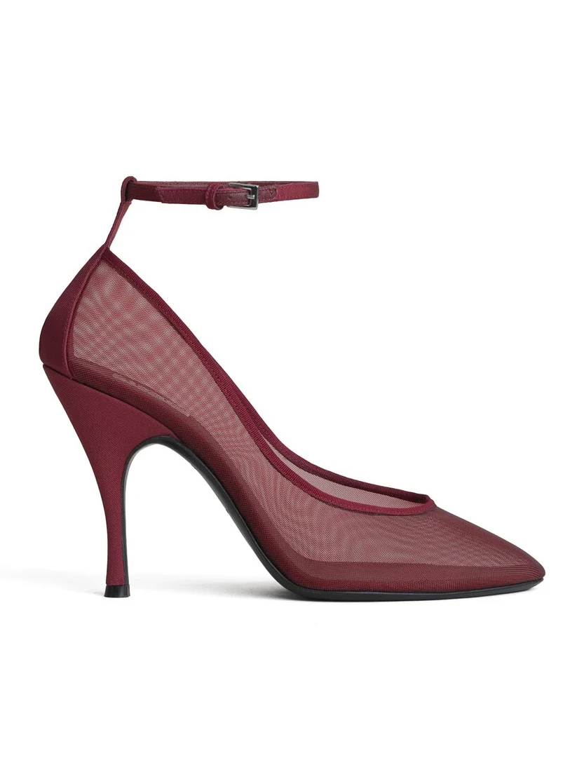 Strappy Pumps In Mesh