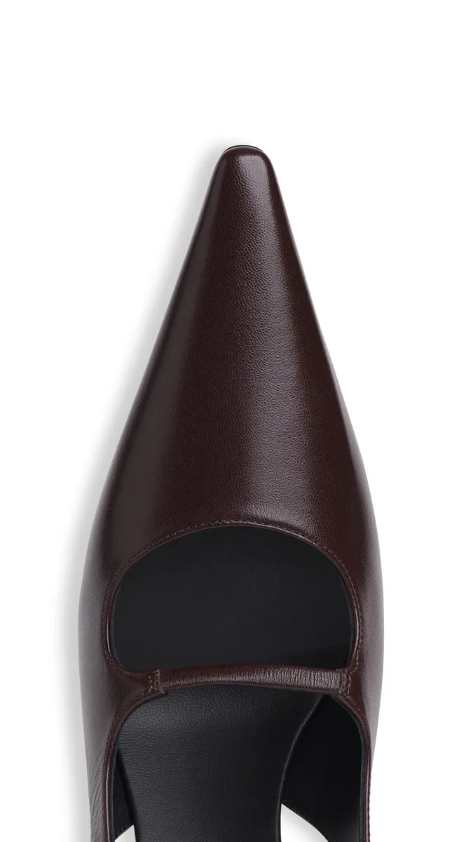 Alaïa Drop Slingbacks In Polished Goatskin | Thumbnail 4
