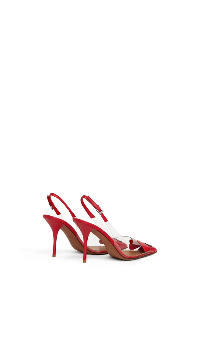 Alaïa Bloom Slingbacks In Nappa | Thumbnail 3 Alaïa Bloom Slingbacks In Nappa | Thumbnail 3