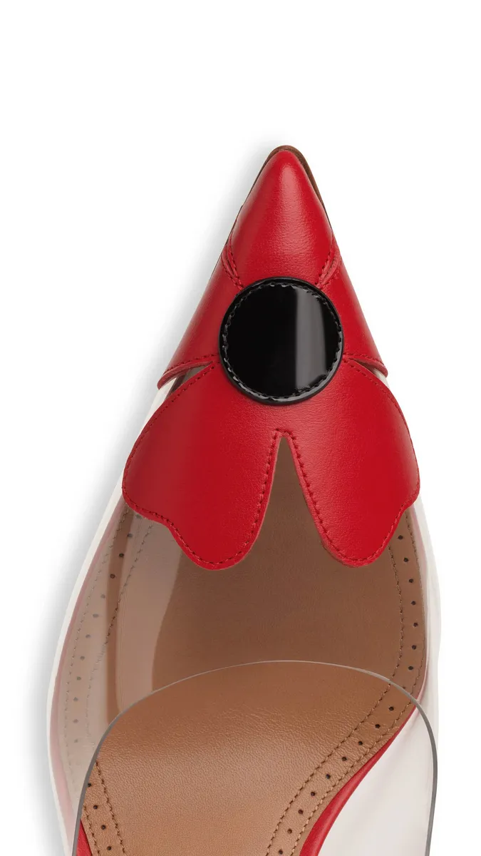 Alaïa Bloom Slingbacks In Nappa | Thumbnail 4 Alaïa Bloom Slingbacks In Nappa | Thumbnail 4