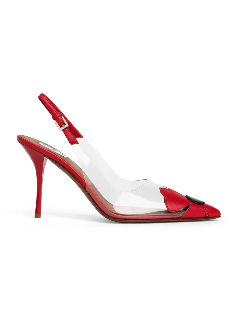 Alaïa Bloom Slingbacks In Nappa