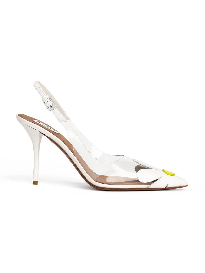 Alaïa Bloom Slingbacks In Nappa