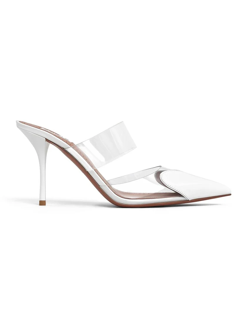 Alaïa Le Coeur Mules In Patent Leather