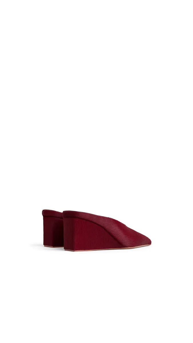 Alaïa Cube Mules In Haircalf | Thumbnail 3 Alaïa Cube Mules In Haircalf | Thumbnail 3