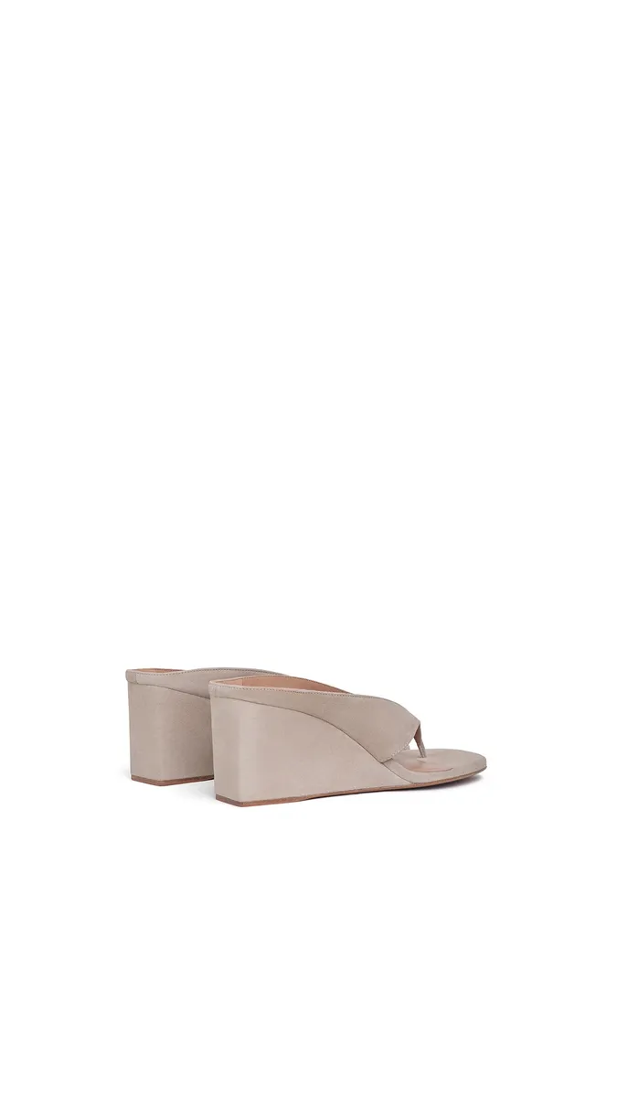 Alaïa Cube Thong Mules In Suede | Thumbnail 3 Alaïa Cube Thong Mules In Suede | Thumbnail 3