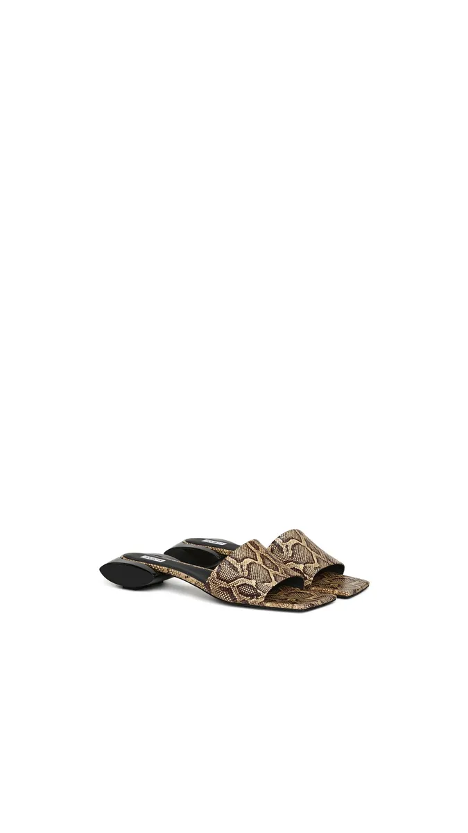 Alaïa Ellipse Mules In Ayers Leather | Thumbnail 2