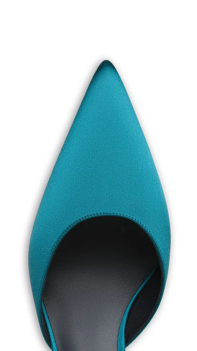 Alaïa Le Coeur Mules In Satin | Thumbnail 4 Alaïa Le Coeur Mules In Satin | Thumbnail 4