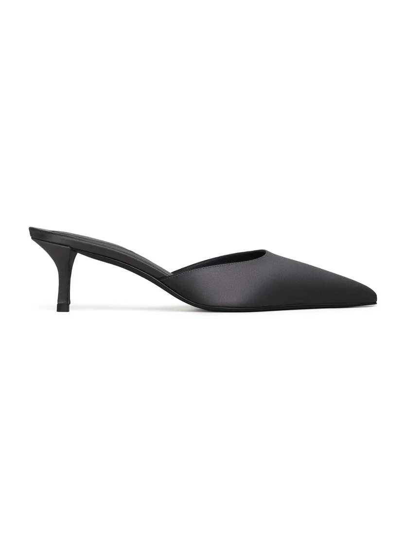 Alaïa Le Coeur Mules In Satin
