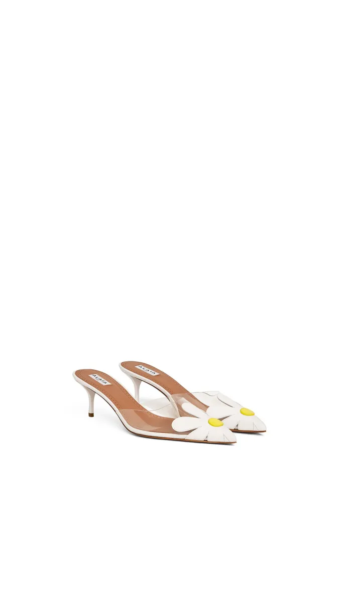 Alaïa Bloom Mules In Calfskin | Thumbnail 2