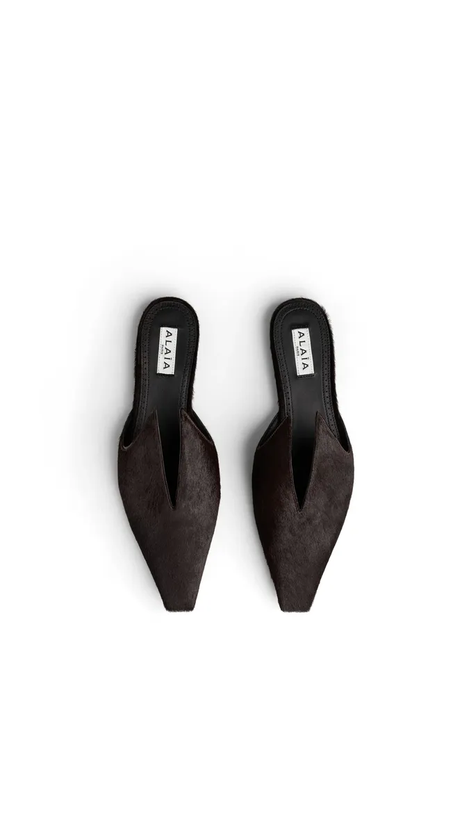 Alaïa Mules In Haircalf | Thumbnail 4 Alaïa Mules In Haircalf | Thumbnail 4