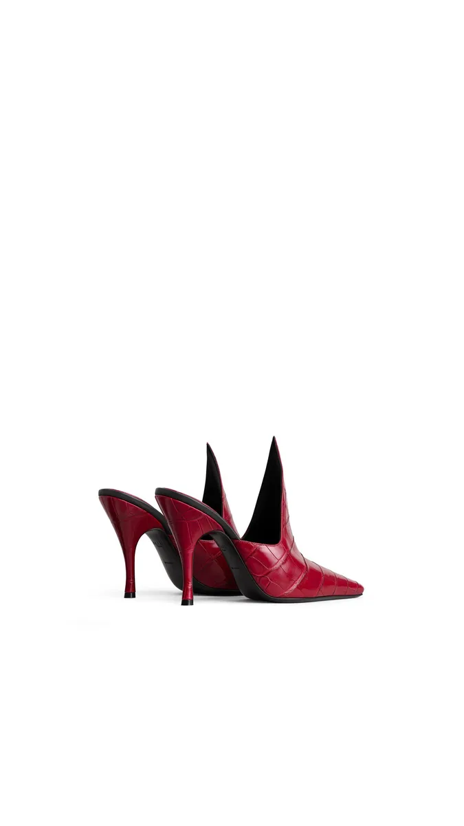 Alaïa Mules In Crocodile Embossed Calfskin | Thumbnail 3 Alaïa Mules In Crocodile Embossed Calfskin | Thumbnail 3