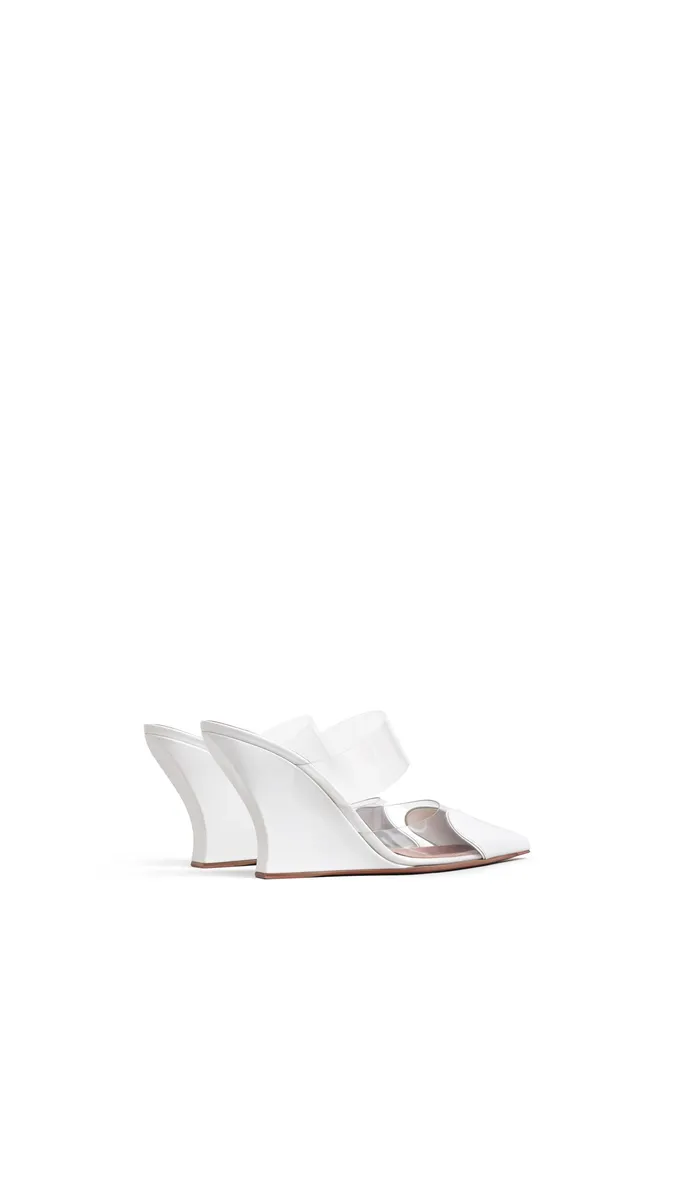 Alaïa Le Coeur Wedge Mules In Patent Leather | Thumbnail 3 Alaïa Le Coeur Wedge Mules In Patent Leather | Thumbnail 3