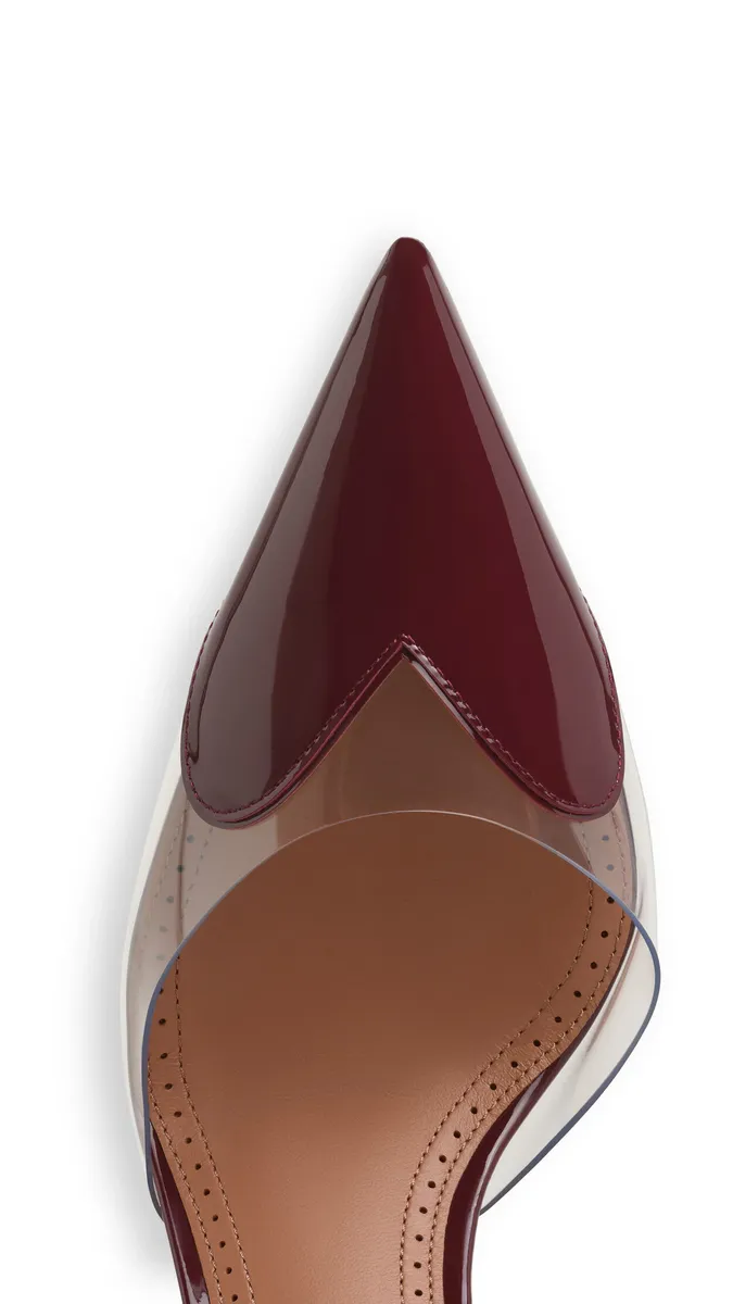 Alaïa Le Coeur Wedge Mules In Patent Leather | Thumbnail 4