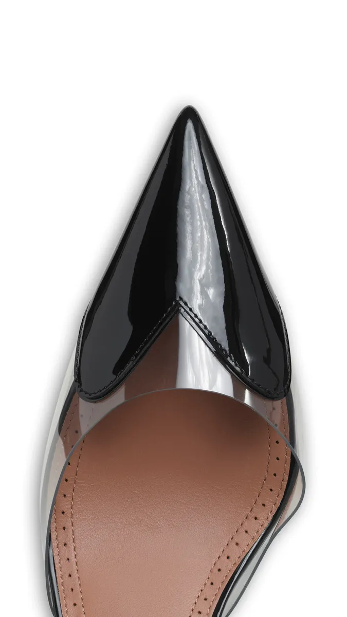 Alaïa Le Coeur Wedge Mules In Patent Leather | Thumbnail 4