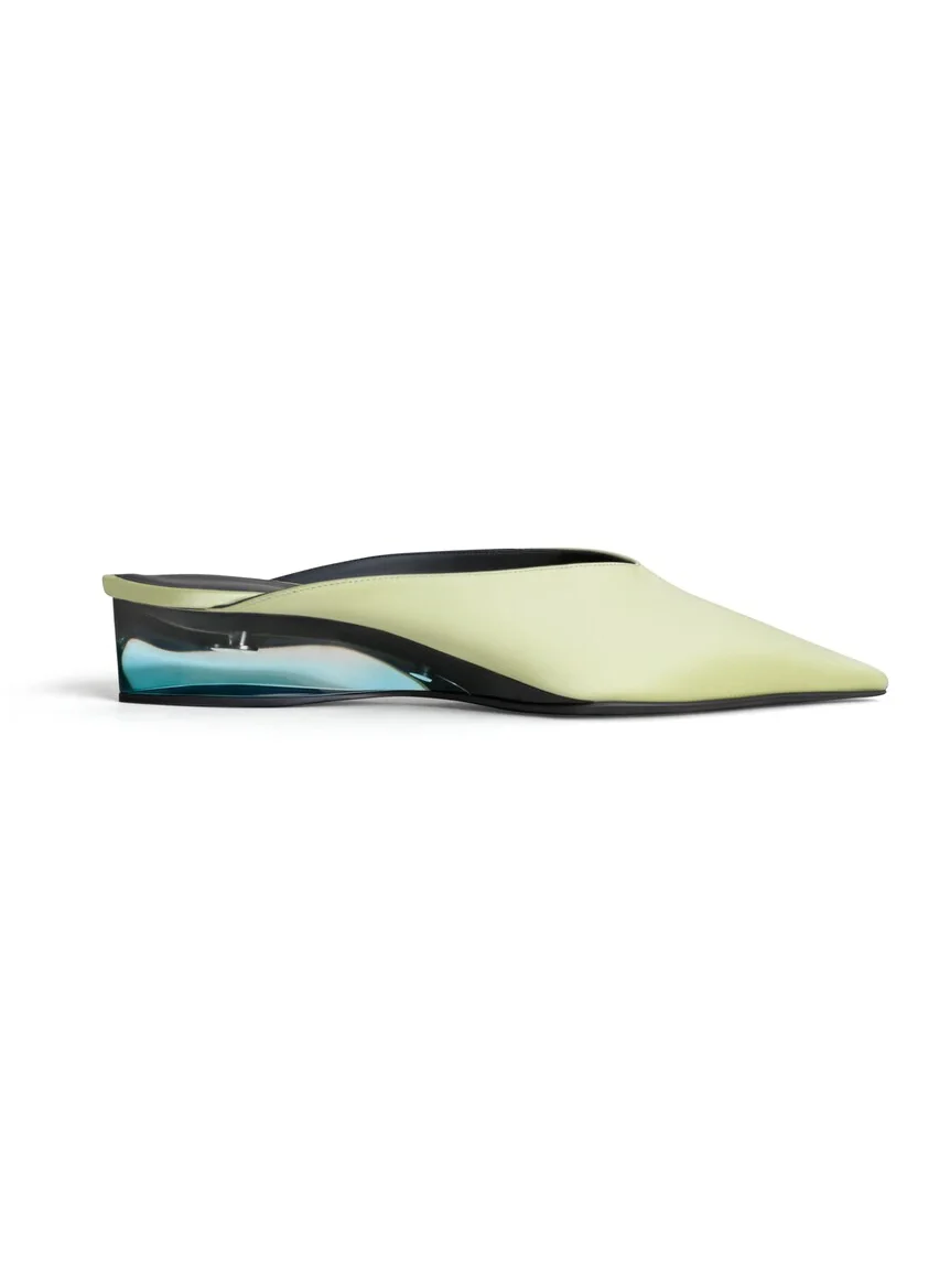 Alaïa Invisible Mules In Satin