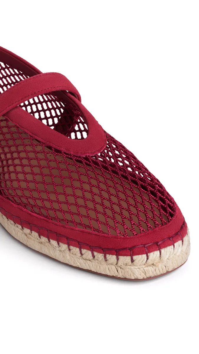 Alaïa Espadrilles In Fishnet And Suede | Thumbnail 3