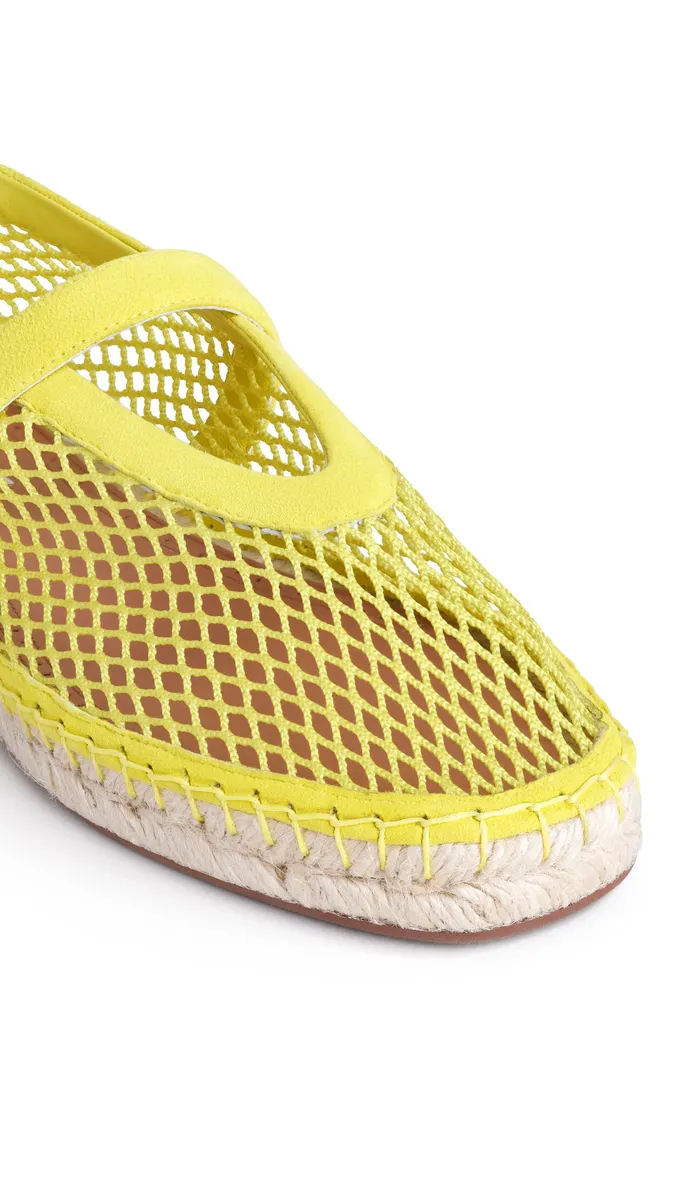 Alaïa Espadrilles In Fishnet And Suede | Thumbnail 3