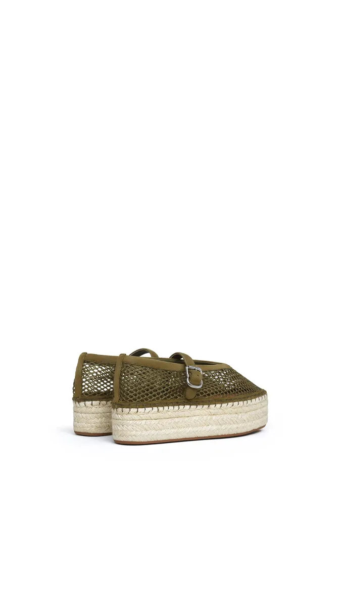 Alaïa Espadrilles In Fishnet And Suede | Thumbnail 3 Alaïa Espadrilles In Fishnet And Suede | Thumbnail 3
