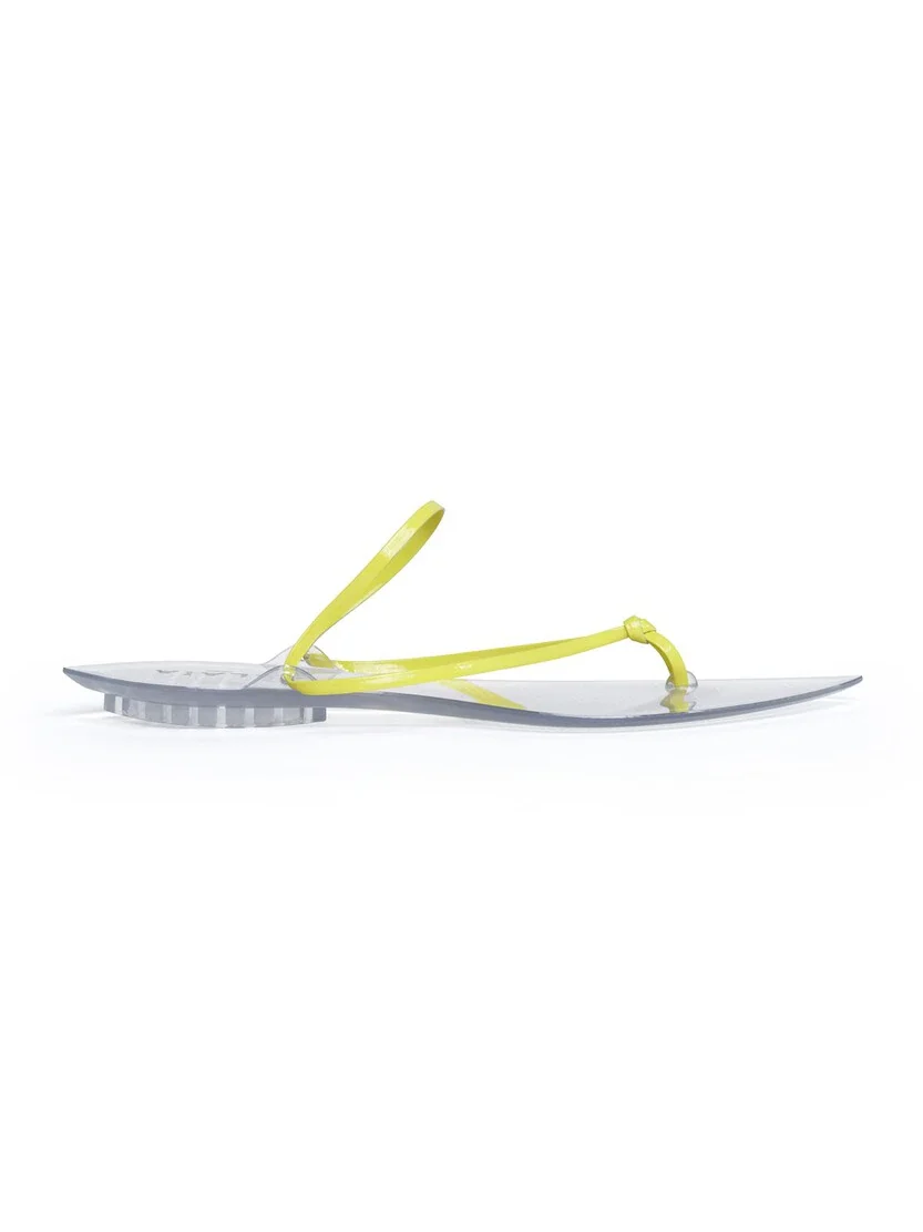 Alaïa Invisible Thong In Patent Leather