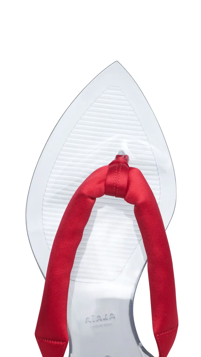 Alaïa Invisible Thong In Satin | Thumbnail 3 Alaïa Invisible Thong In Satin | Thumbnail 3