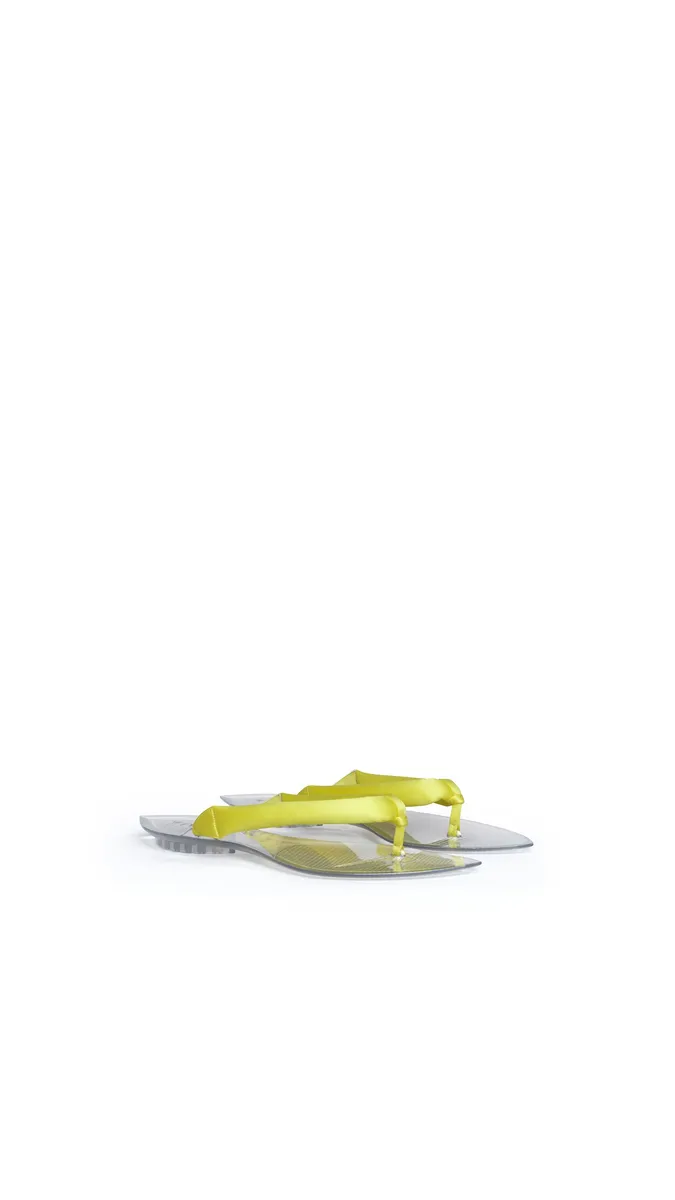 Alaïa Invisible Thong In Satin | Thumbnail 2