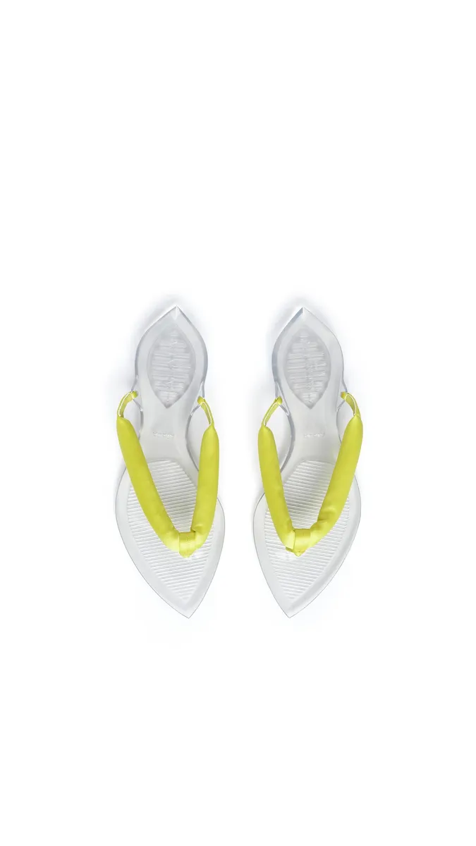 Alaïa Invisible Thong In Satin | Thumbnail 4