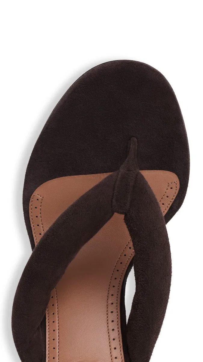 Alaïa Heel Thong Mules In Suede | Thumbnail 4