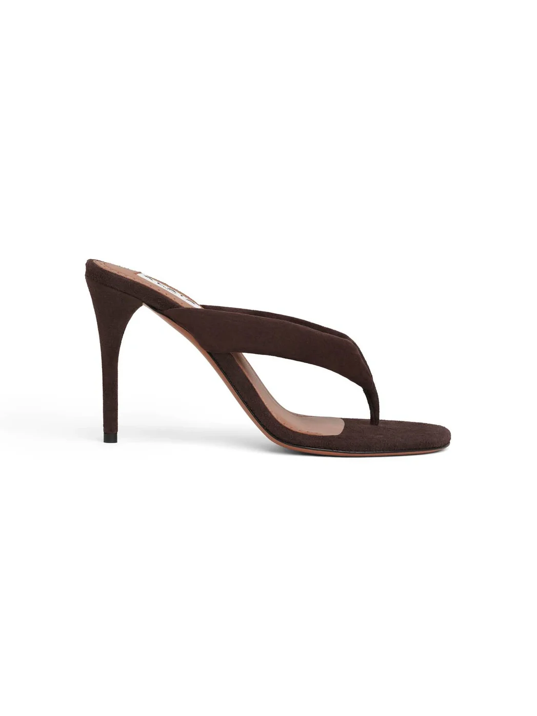 Alaïa Heel Thong Mules In Suede