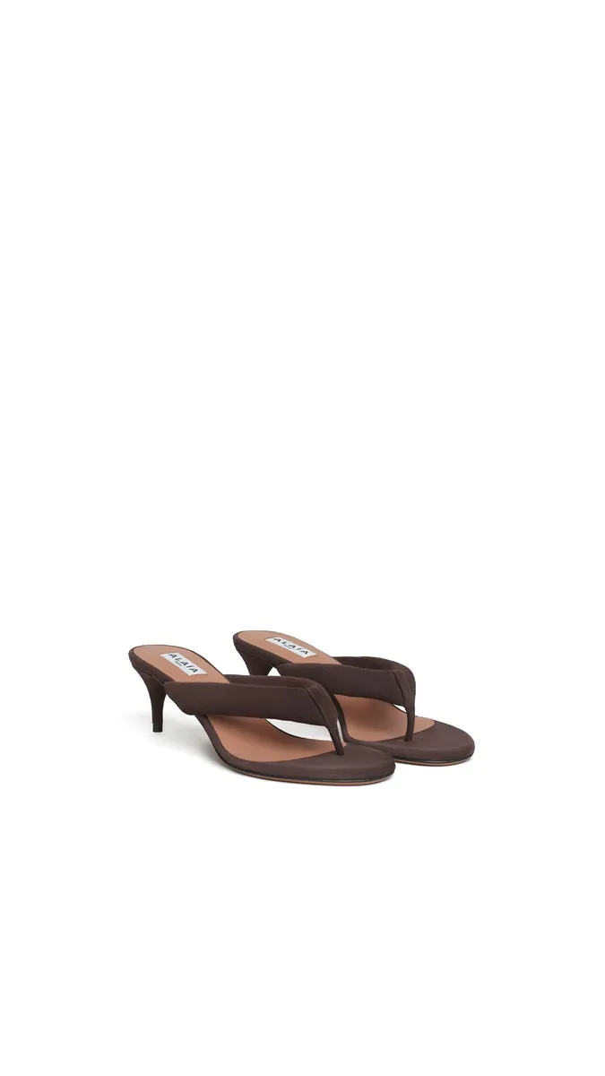 Alaïa Heel Thong Mules In Suede | Thumbnail 2