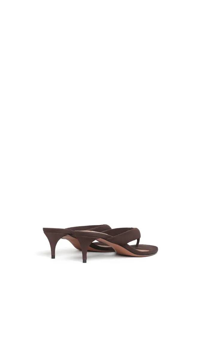 Alaïa Heel Thong Mules In Suede | Thumbnail 3