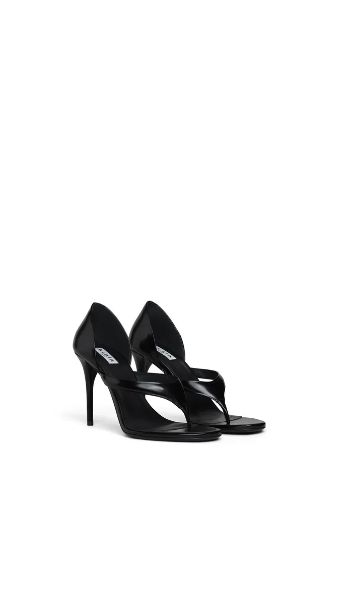 Alaïa Infradito Sandals In Patent Calfskin | Thumbnail 2 Alaïa Infradito Sandals In Patent Calfskin | Thumbnail 2