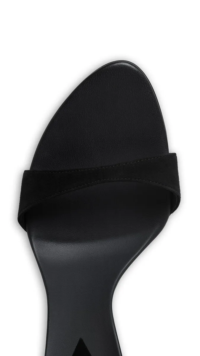 Alaïa Drop Strappy Sandals In Suede | Thumbnail 4