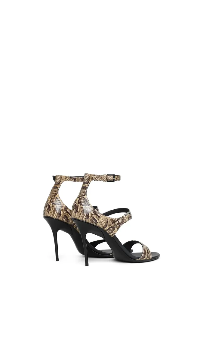 Alaïa Drop Strappy Sandals In Ayers Leather | Thumbnail 3 Alaïa Drop Strappy Sandals In Ayers Leather | Thumbnail 3