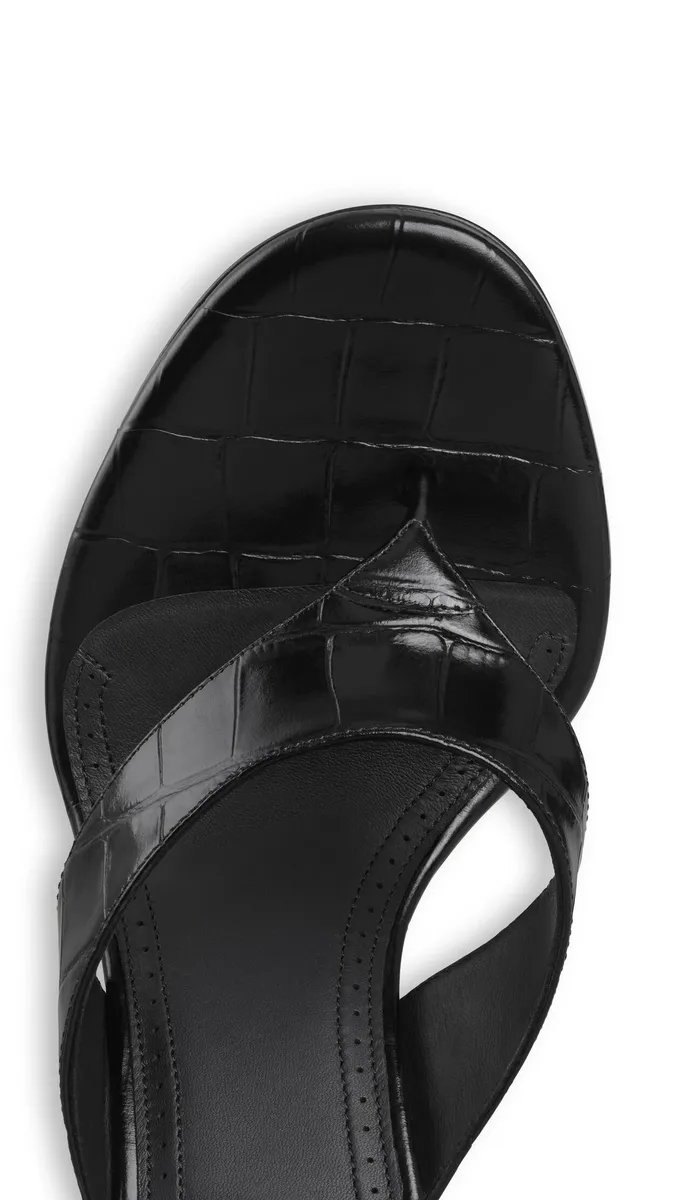Alaïa Mules Tong In Crocodile Embossed Calfskin | Thumbnail 4 Alaïa Mules Tong In Crocodile Embossed Calfskin | Thumbnail 4